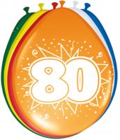 Ballonnen &apos;80&apos; (8 st) - thumbnail