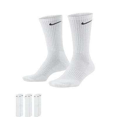 Nike SX7664 Everyday Cushioned Crew Socks 3-Pack - Wit - 46-50 Nike SX7664 Everyday Cushioned Crew Socks 3-Pack - Wit - 46-50