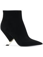 Casadei sculpted heel ankle boots - Black - thumbnail