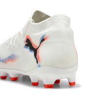 PUMA Future 8 Pro Gras / Kunstgras Voetbalschoenen (MG) Kids Wit Felrood Blauw - thumbnail
