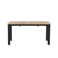 Nohr Uitschuifbare Tuintafel 'Taysha' Teakhout, 152/210 x 90cm, kleur Zwart - thumbnail