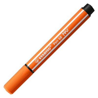 STABILO pen 68 max viltstift met dikke beitelpunt bleek vermiljoen