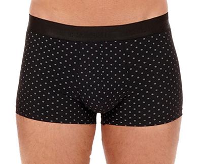 Hom boxershort Max zwart met print