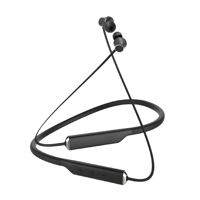 SWITCH NECKBAND BLUETOOTH HEADSET WITH MAGNETIC EARBUDS, FLEXIBLE NECKBAND AND MIC, BLACK - thumbnail