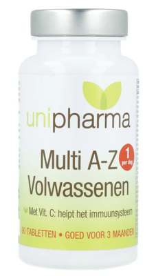 Unipharma Multi A-Z Volwassen Tabletten Unipharma Multi A-Z Volwassen Tabletten