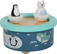 Small Foot - houten muziekdoos noordpool opwindbaar - thumbnail
