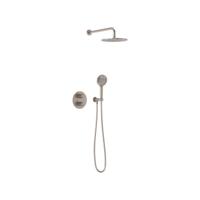 Thermostatische Inbouwdoucheset Wandarm MAY Inbouw Geborsteld Nickel Pvd - thumbnail