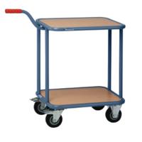 Promat/Tecwerk Roller met handgreep | met handgreep | L600xB450mm 2 platen van spaanplaat | duifblauw, RAL 5014 | totaal | draagvermogen 250 kg - - thumbnail