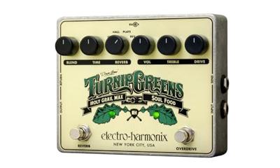 Electro Harmonix Turnip Greens overdrive en reverb effectpedaal