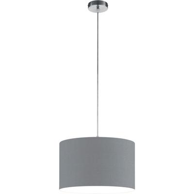 Moderne LED Hanglamp - E27 Fitting - 1-lichts - Mat Grijs Aluminium