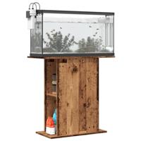 Aquariumstandaard 36x75x72,5 cm bewerkt hout oud houtkleurig - thumbnail
