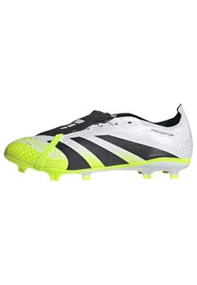 adidas Predator League FT Gras / Kunstgras Voetbalschoenen (MG) Wit Zwart Neongeel