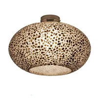 VillaFlor Plafondlamp Wangi gold Ufo Ø 40 cm beige - thumbnail