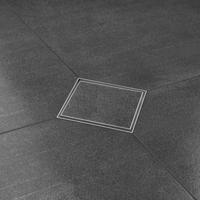 Douchegoot Easy Drain Aqua Quattro Plus 20x20 cm rooster Tegel MSI-6 Easy Drain - thumbnail