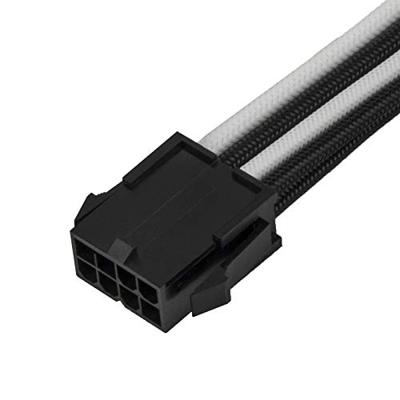 SilverStone 1 x 8 pin (6+2) PCIe SST-PP07E-PCIBW kabel SilverStone 1 x 8 pin (6+2) PCIe SST-PP07E-PCIBW kabel