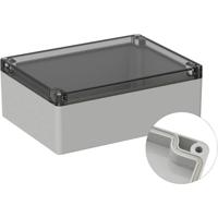 TRU COMPONENTS TC-9065492 Outdoorbehuizing 200 x 150 x 75 Polycarbonaat Grijs-wit (RAL 7035) 1 stuk(s) - thumbnail