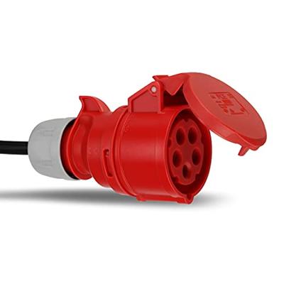REV 0577740555 CEE verlengkabel, verlengkabel voor buiten, IP44. 10 m 11000 W, zwart