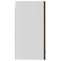 Hangkast 29,5x31x60 cm bewerkt hout bruineikenkleurig - thumbnail