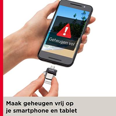 SanDisk Ultra® Dual Drive m3.0 USB-stick smartphone/tablet 128 GB USB-A 3.2 Gen 1 SanDisk Ultra® Dual Drive m3.0 USB-stick smartphone/tablet 128 GB USB-A 3.2 Gen 1