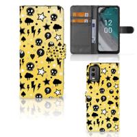 Telefoonhoesje met Naam Nokia C32 Punk Geel - thumbnail