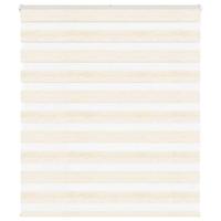 VidaXL Zebra rolgordijn 130x150 cm stofbreedte 125,9 cm marmerbeige - thumbnail