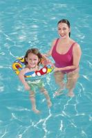 Opblaasbare drijver Bestway Multicolour 48 x 48 x 11 cm - thumbnail