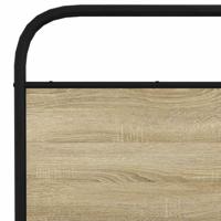 Bedframe zonder matras bewerkt hout sonoma eikenkleur 160x200cm - thumbnail