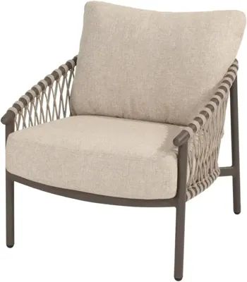 4SO Allora lounge tuinstoel terre incl 2 kussens