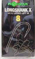Korda Long Shank X Size 8, 10 st - thumbnail