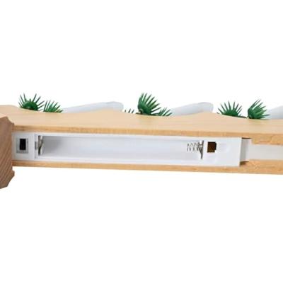 Kerst Kaars Brug Bruin 39.5 x 5 x 29 cm Massief grenenhout