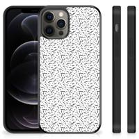 iPhone 12 Pro Max Bumper Case Stripes Dots - thumbnail