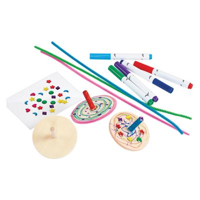 Colorations - houten tollen, set of 24