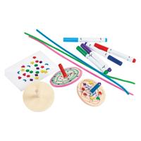 Colorations - houten tollen, set of 24 - thumbnail