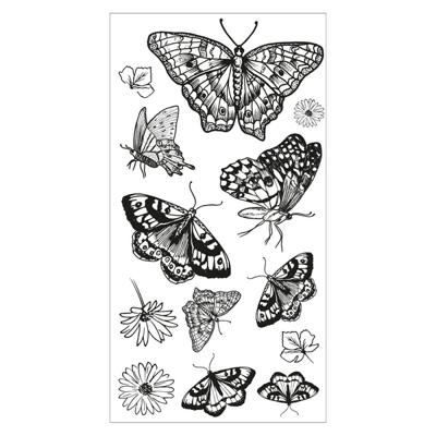 Sizzix • clear stamp set nature butterflies 13pcs