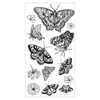 Sizzix • clear stamp set nature butterflies 13pcs - thumbnail