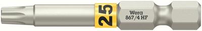 Wera 867/4 TORX® HF bits met vasthoudfunctie, TX 25 x 50 mm - 05060509001