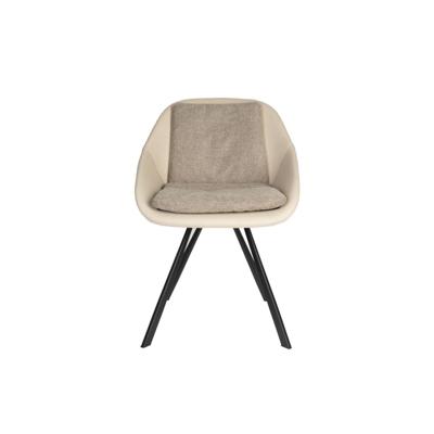 Dutchbone Eetkamerstoel 'Wakefield' kleur Ivory