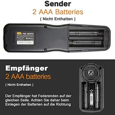 Pixel timer remote control draadloos tw-283/n3 voor canon