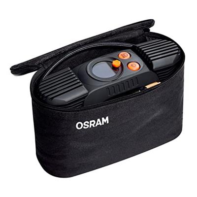 Osram Automotive TYREinflate 830 Compressor 5.5 bar Automatische afschakeling, Digitaal display, Met werklamp, Met Powerbank-functie, Opbergbox/tas