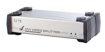 ATEN 4-poorts DVI met audio splitter