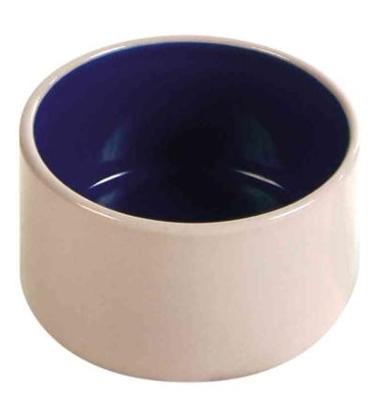 TRIXIE VOERBAK KERAMIEK CRÈME / BLAUW 7 CM 100 ML 4 ST