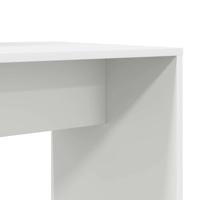 Bureau met plank Wit 138.5 x 55 x 143 cm Bewerkt hout - thumbnail