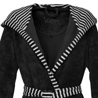 Vossen Vossen Badjas Juno schwartz S - thumbnail