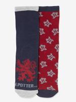 Set van 2 paar Harry Potter® sokken tweekleurig donkerblauw/meerkl - thumbnail