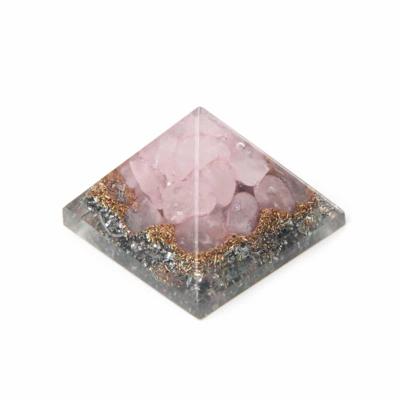 Orgonite Piramide Mini Rozenkwarts (25 mm) Orgonite Piramide Mini Rozenkwarts (25 mm)