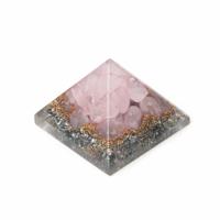 Orgonite Piramide Mini Rozenkwarts (25 mm) - thumbnail