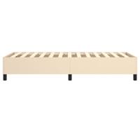 Boxspringframe stof crmekleurig 100x200 cm - thumbnail