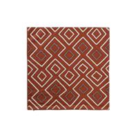 Kussenhoes DKD Home Decor Terra cotta Geometrisch 50 x 1 x 50 cm - thumbnail