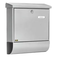 Burg Wachter Brievenbus vario-set zilver - thumbnail