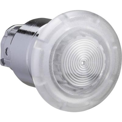 Schneider Electric ZB4BW413 ZB4BW413 Terugstelbaar (Ø) 22 mm Zonder markering Chroom, Wit 1 stuk(s)